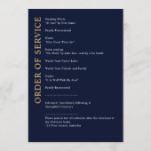 モダン追悼式 プログラム (裏面)