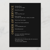 モダン追悼式 プログラム (裏面)