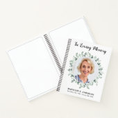 モダン追悼絵画葬祭招待帳 ノートブック (内部)