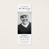 モダン追悼記念しおり (正面)