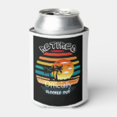 モダン退職したカップル 缶クーラー (缶正面)