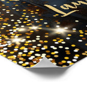 モダン退職後の歓迎サイン ポスター (角)