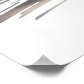 モダン通りアートあなたの写真を追加しますBBF友最高の人 ポスター (角)