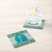 モダン通貨V スクエアペーパーコースター (インサイチュ)