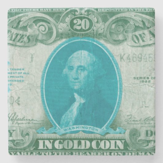 モダン通貨V ストーンコースター (正面)