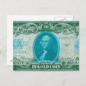 モダン通貨V ポストカード (正面/裏面)