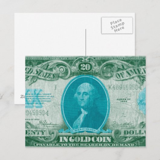 モダン通貨V ポストカード (正面/裏面)