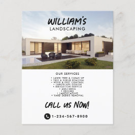 モダン造園ガーデンデザイナーランスキャパー チラシ