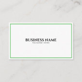 モダン造園グリーングラス刈り芝生気に 名刺 (裏面)