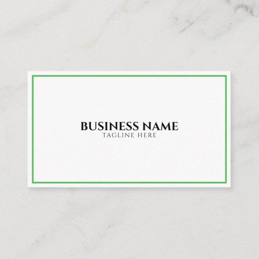 モダン造園グリーングラス刈り芝生気に 名刺 (裏面)