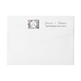 モダン部族の羽毛ボヘミ結婚アン ラップアラウンドラベル