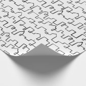 モダン都市景観絵を描デザイン ラッピングペーパー (角)