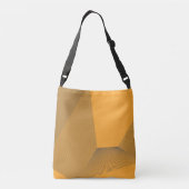 モダン都市、黄色、動はっきりした動のシンプル概念 クロスボディバッグ (裏面)