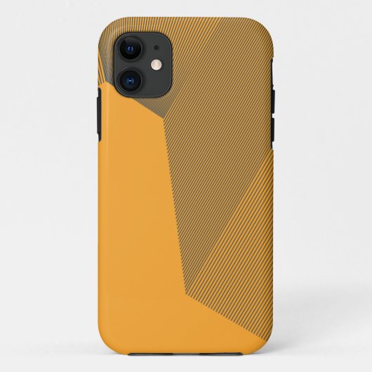 モダン都市、黄色、動はっきりした動のシンプル概念 Case-Mate iPhoneケース (裏面)