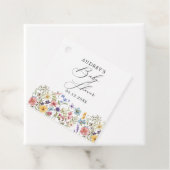 モダン野カラフル花フローラ本ベビー フェイバータグ (インサイチュ)