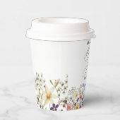 モダン野カラフル花フローラ本ベビー 紙コップ (右)