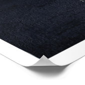 モダン金ゴールドとブラック抽象芸術絵を描のウォールアート ポスター (角)