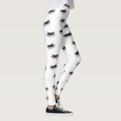 モダン金ゴールドまつげエクステンションズラッシュズクイーン レギンス (右)