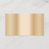 モダン金ゴールドアポイントメント 予約カード (裏面)