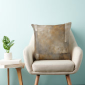 モダン金ゴールドアーストーンプレイド クッション (椅子)