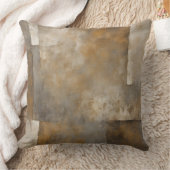 モダン金ゴールドアーストーンプレイド クッション (ブランケット)