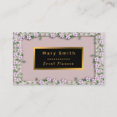 モダン金ゴールドイベントテキストの追加 名刺 (正面)