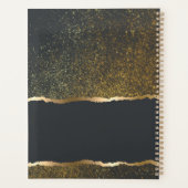 モダン金ゴールドエレガントTouch プランナー手帳 (裏面)