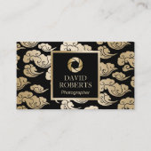 モダン金ゴールドカメラ東洋雲写真機 名刺 (正面)