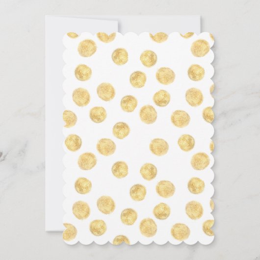 モダン金ゴールドクロスバプテスマ《キリスト教》洗礼式や命名式招待状 招待状 (裏面)