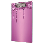 モダン金ゴールドグラデーション大理石グラム金属箔 クリップボード (左)