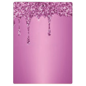 モダン金ゴールドグラデーション大理石グラム金属箔 クリップボード (裏面)