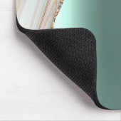 モダン金ゴールドグラデーション大理石グラム金属箔 マウスパッド (コーナー)