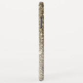 モダン金ゴールドグリッターのスパパーソナライズされたクル名 Case-Mate iPhoneケース (裏面/右)