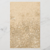 モダン金ゴールドグリッターサロン価格表 チラシ (裏面)