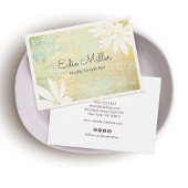 モダン金ゴールドグリーン抽象芸術フローラスクリプトフォント