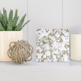 モダン金ゴールドグレイ白大理石 タイル