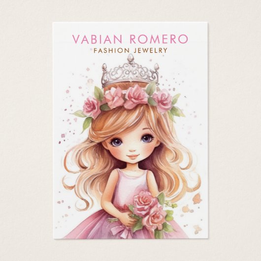 モダン金ゴールドシンプルジュエリーイヤリング表示カード (正面)