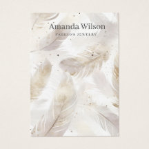 モダン金ゴールドシンプルジュエリー表示カード