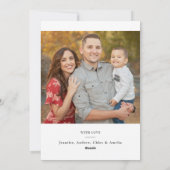 モダン金ゴールドジョイ書数々の画展 シーズンカード (裏面)