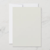 モダン金ゴールドスクリプトBohoの結婚アドバイスカード (裏面)