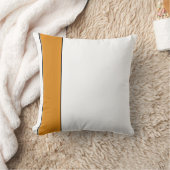 モダン金ゴールドストライプの枕 クッション (ブランケット)