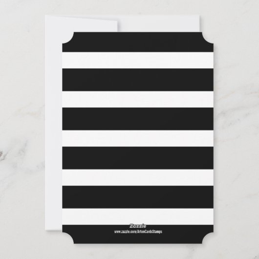 モダン金ゴールドストライプグリッターメリークリスマス シーズンカード (裏面)