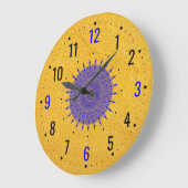 モダン金ゴールドデコーユニークル&ファンシー ラージ壁時計 (傾斜)