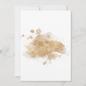 モダン金ゴールドニューイヤーイブパーティの招待状 招待状 (裏面)