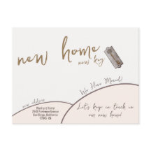 モダン金ゴールドニューホーム新しい鍵移動