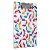 モダン金ゴールドハイヒールの水色 クリップボード (右)