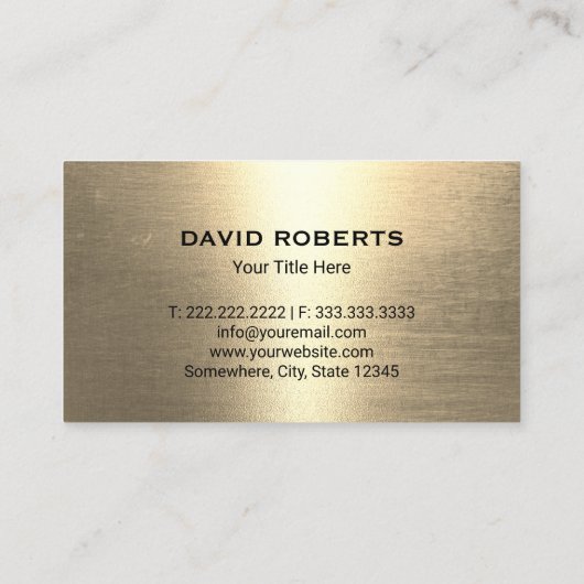 モダン金ゴールドハウスの改修清掃用品 名刺 (裏面)