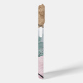 モダン金ゴールドピンク緑フェイクグリッター大理石 Case-Mate iPhoneケース (裏面 / 右)