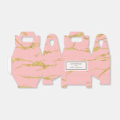 モダン金ゴールドフェイク大理石 フェイバーボックス (折り畳みなし)