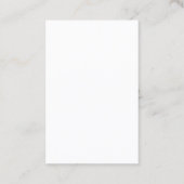 モダン金ゴールドモノグラエレガントムプロフェッショナルデザイン 名刺 (裏面)